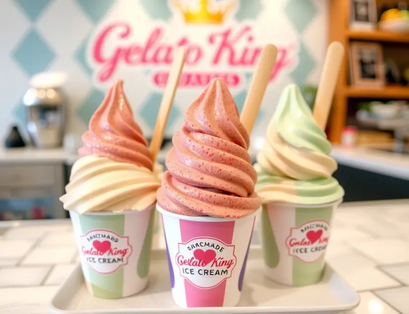 Мороженое ручной работы в Gelato King